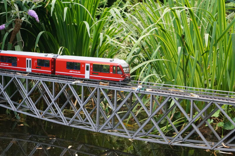 Der Allegra auf der Hinterrhein Brcke